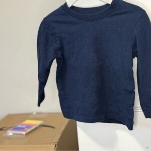 Primark Navy Kids Long Sleeve Tee